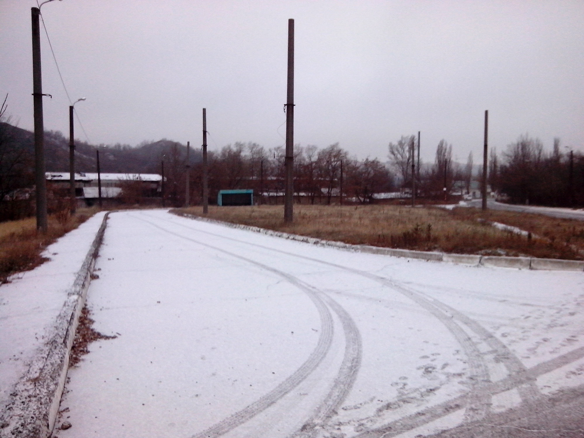 Donyeck — Closed trolleybus lines; Donyeck — Miscellaneous trolleybus photos; Donyeck — War damage