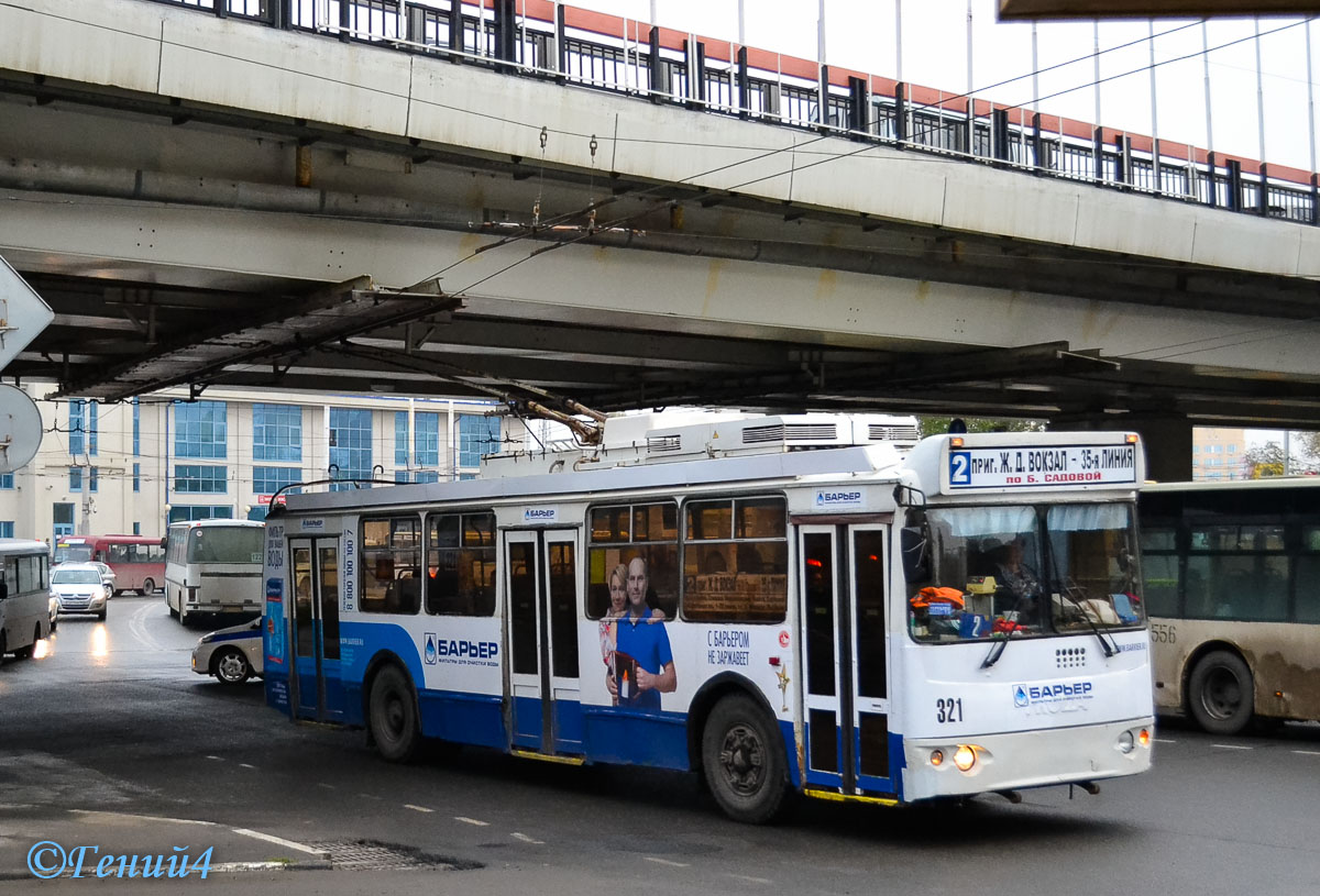 Ростов-на-Дону, ЗиУ-682Г-016.02 (с широкой 1-й дверью) № 321