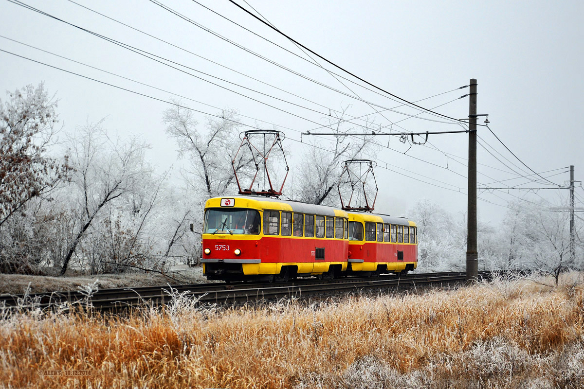 Volgograd, Tatra T3SU Nr. 5753