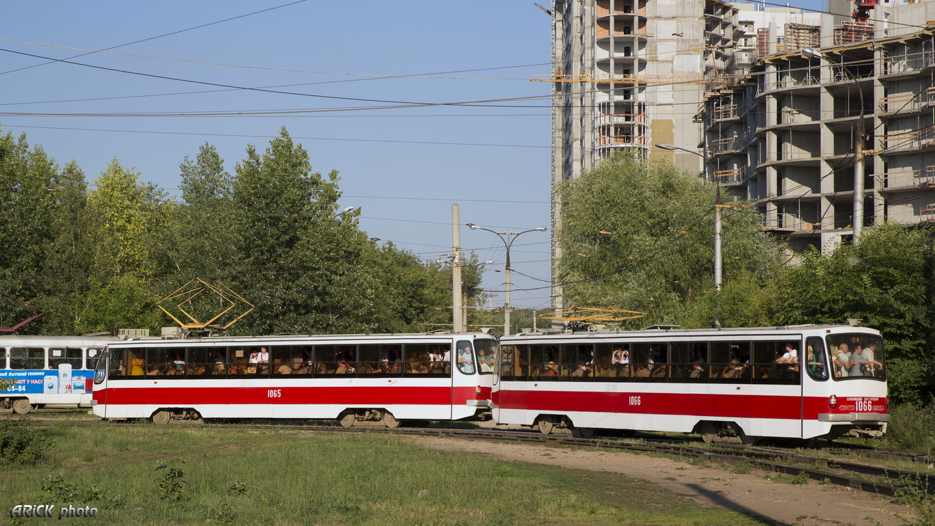 Самара, 71-405 № 1066; Самара — Конечные станции и кольца (трамвай)
