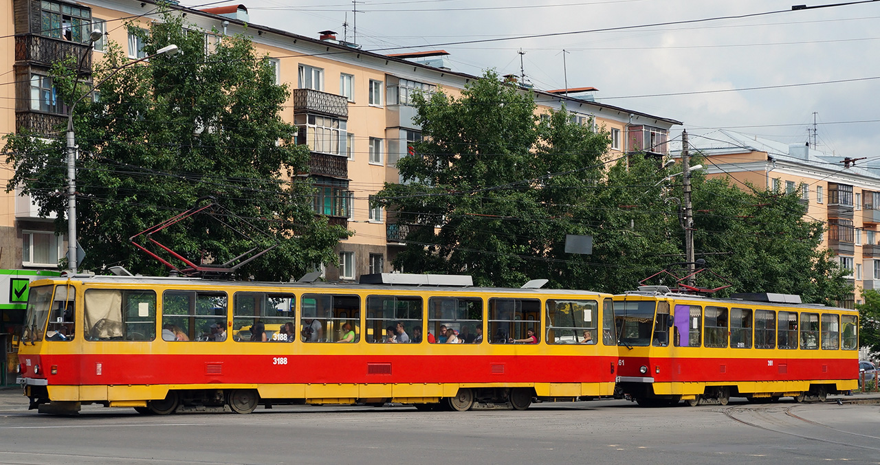 Барнаул, Tatra T6B5SU № 3188