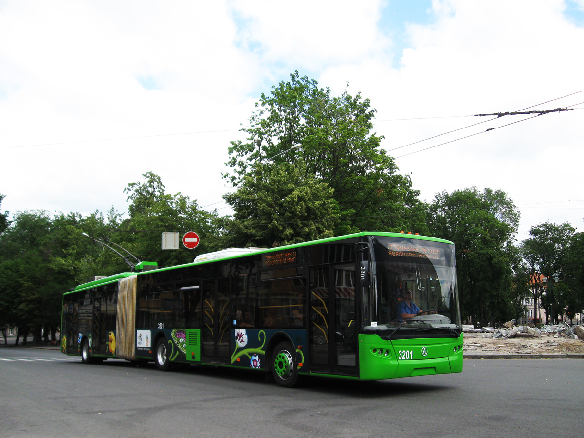 Харьков, ЛАЗ E301D1 № 3201