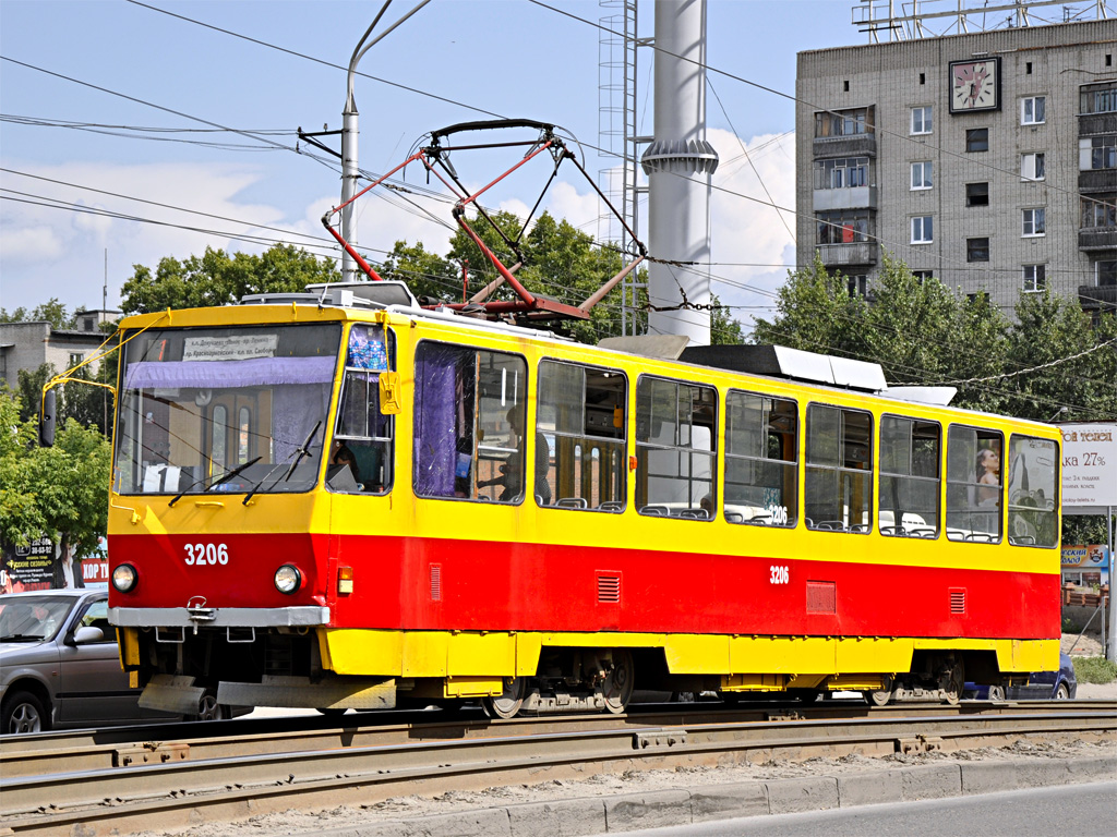 Барнаул, Tatra T6B5SU № 3206