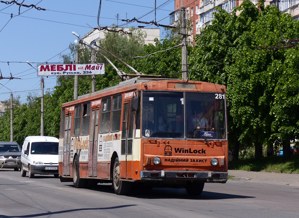 Черновцы, Škoda 14Tr89/6 № 281