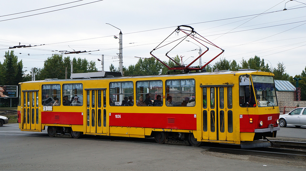 Барнаул, Tatra T6B5SU № 1036