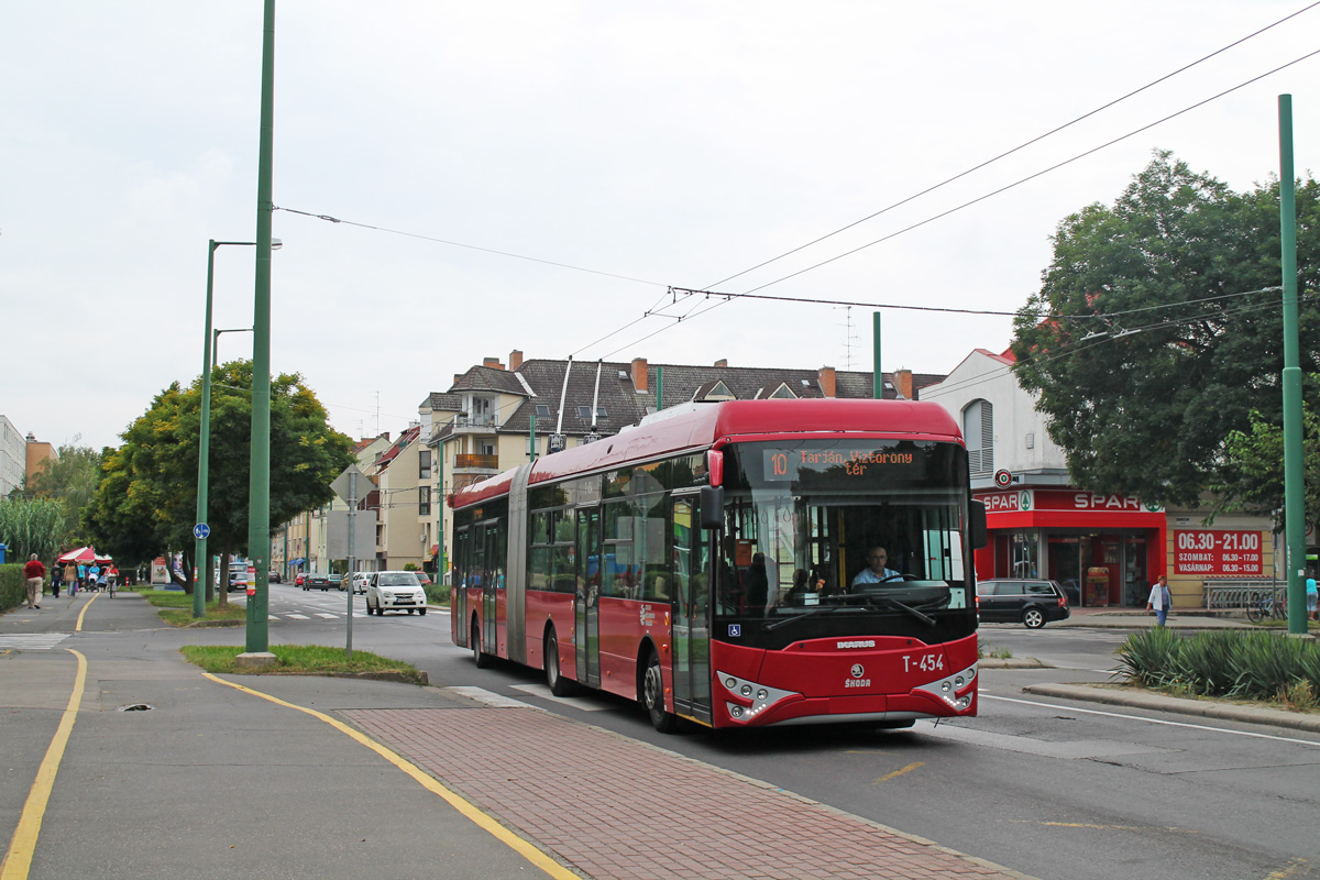 Szeged, Ikarus-Škoda Tr187.2 N°. T-454 Szeged, Ikarus-Škoda Tr187.2 N°. T-454