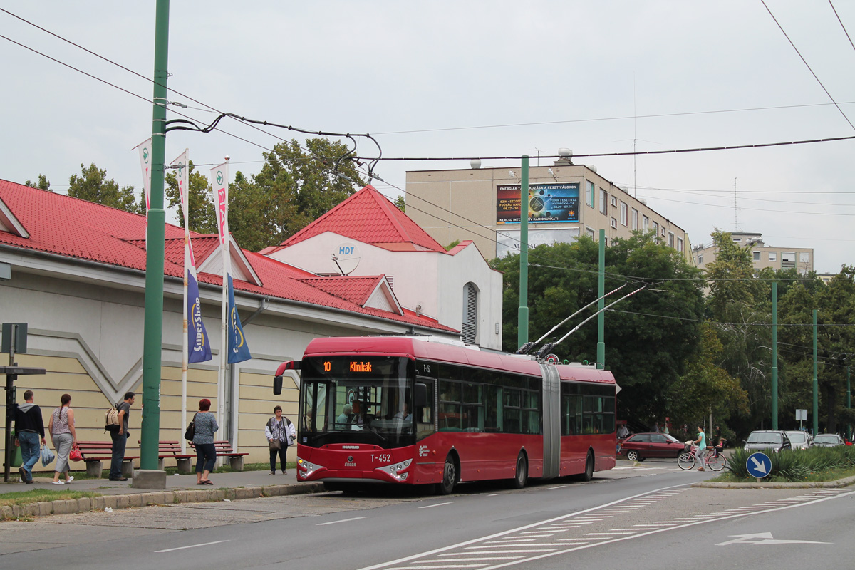Сегед, Ikarus-Škoda Tr187.2 № T-452 Сегед, Ikarus-Škoda Tr187.2 № T-452
