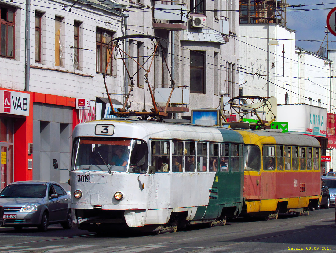 Харьков, Tatra T3SU № 3019