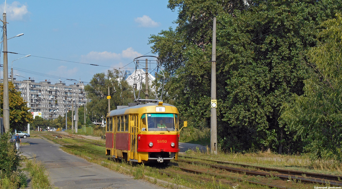 Киев, Tatra T3SU № 5850 Киев, Tatra T3SU № 5850