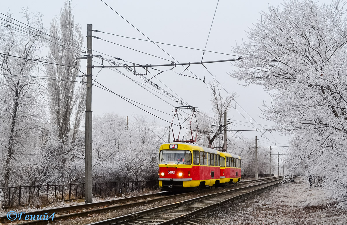 Волгоград, Tatra T3SU № 5801