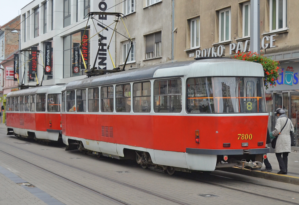 Братислава, Tatra T3P № 7800
