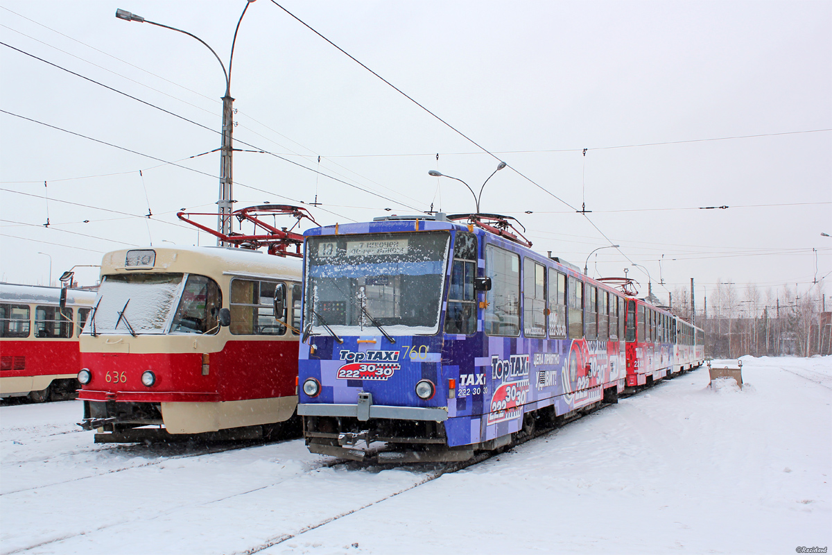 Екатеринбург, Tatra T6B5SU № 760