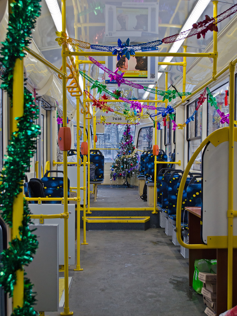 Sankt Petersburg, 71-631 Nr 7416; Sankt Petersburg — Charter ride with 71-631 № 7416 21.12.2014