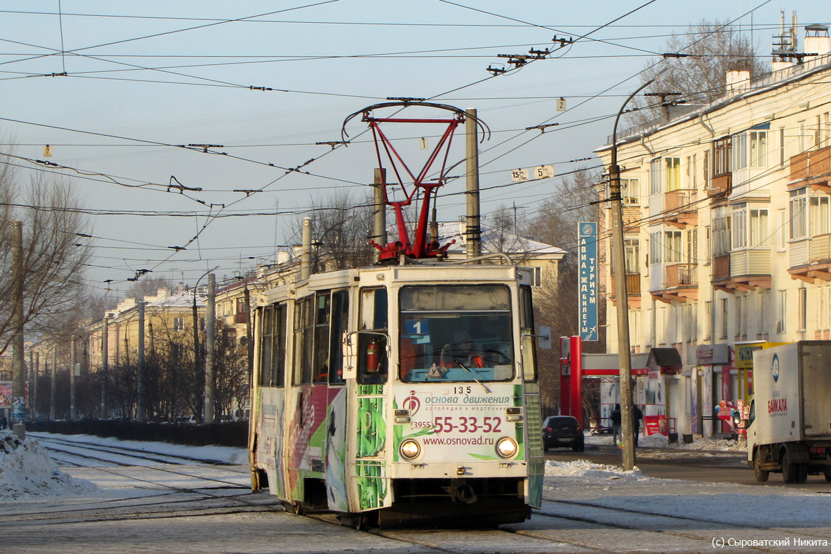 Ангарск, 71-605 (КТМ-5М3) № 135 Ангарск, 71-605 (КТМ-5М3) № 135