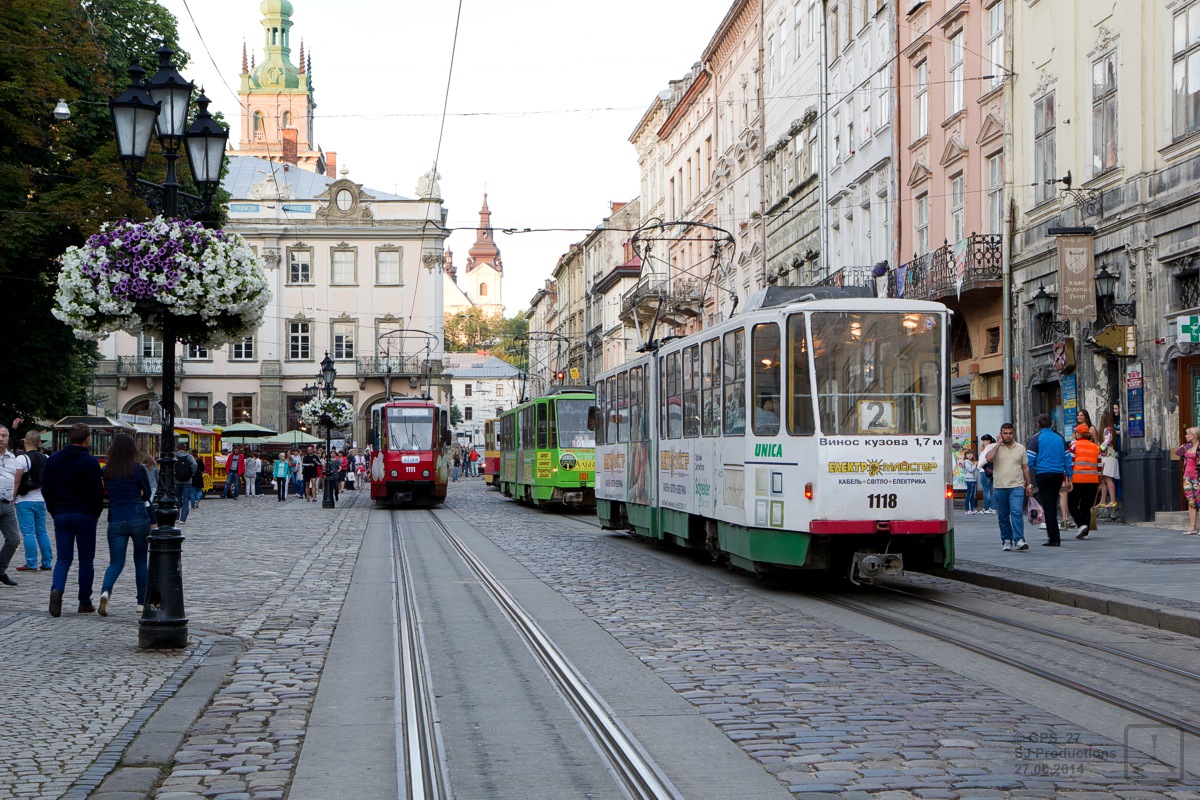 Львов, Tatra KT4SU № 1118