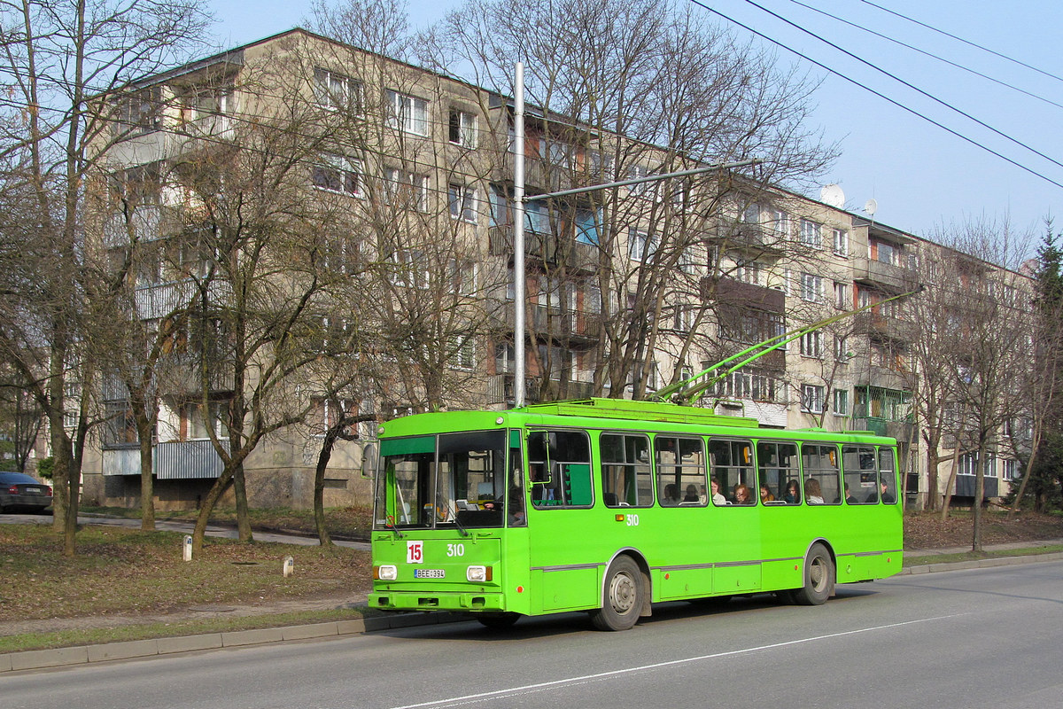 Каунас, Škoda 14Tr89/6 № 310