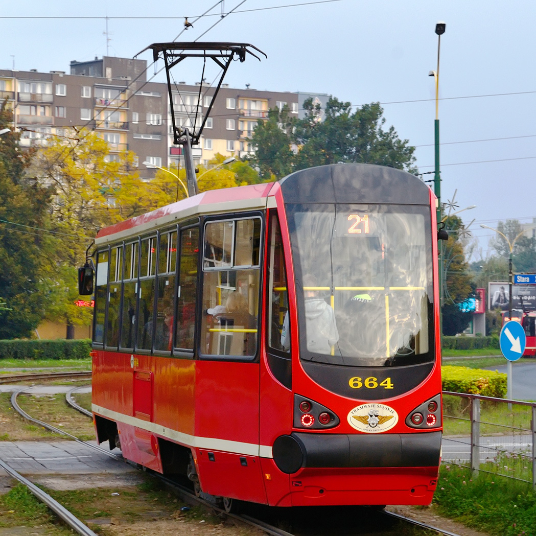 Metropolis GZM, Konstal 105N-HF11AC № 664