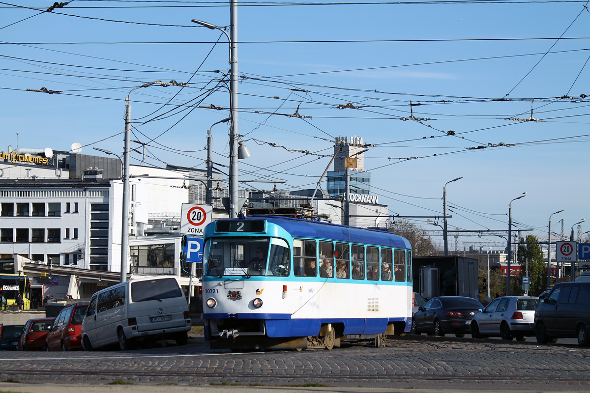 Рига, Tatra T3A № 30721