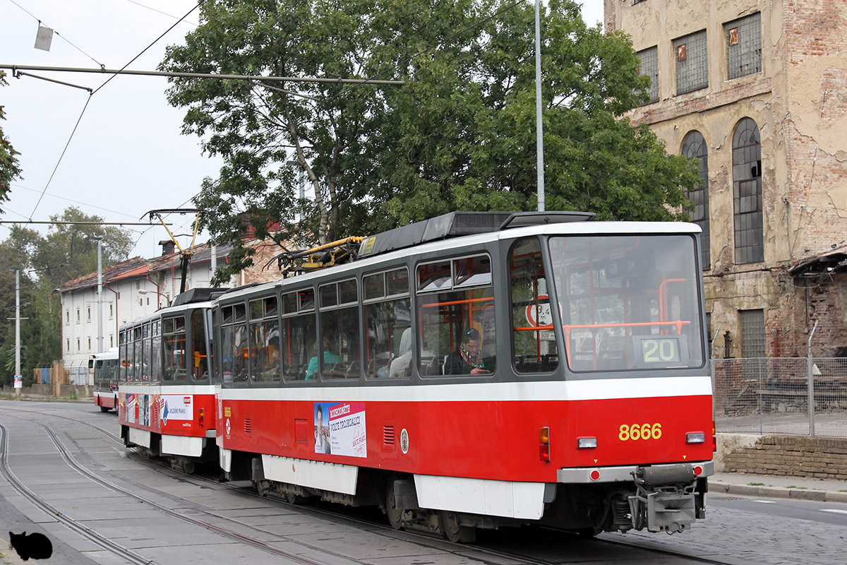 Прага, Tatra T6A5 № 8666