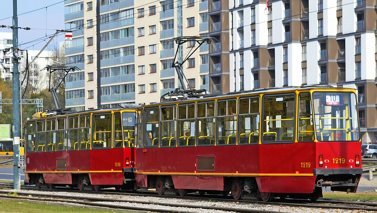 Варшава, Konstal 105Na № 1219