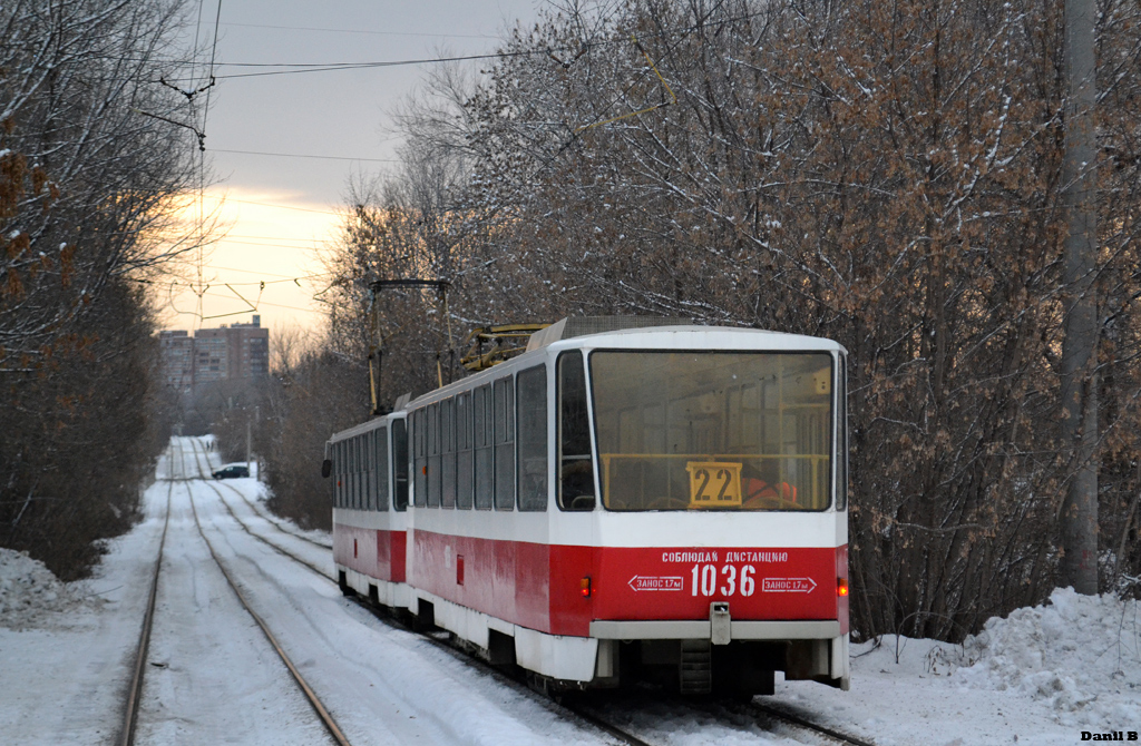 Самара, Tatra T6B5SU № 1036