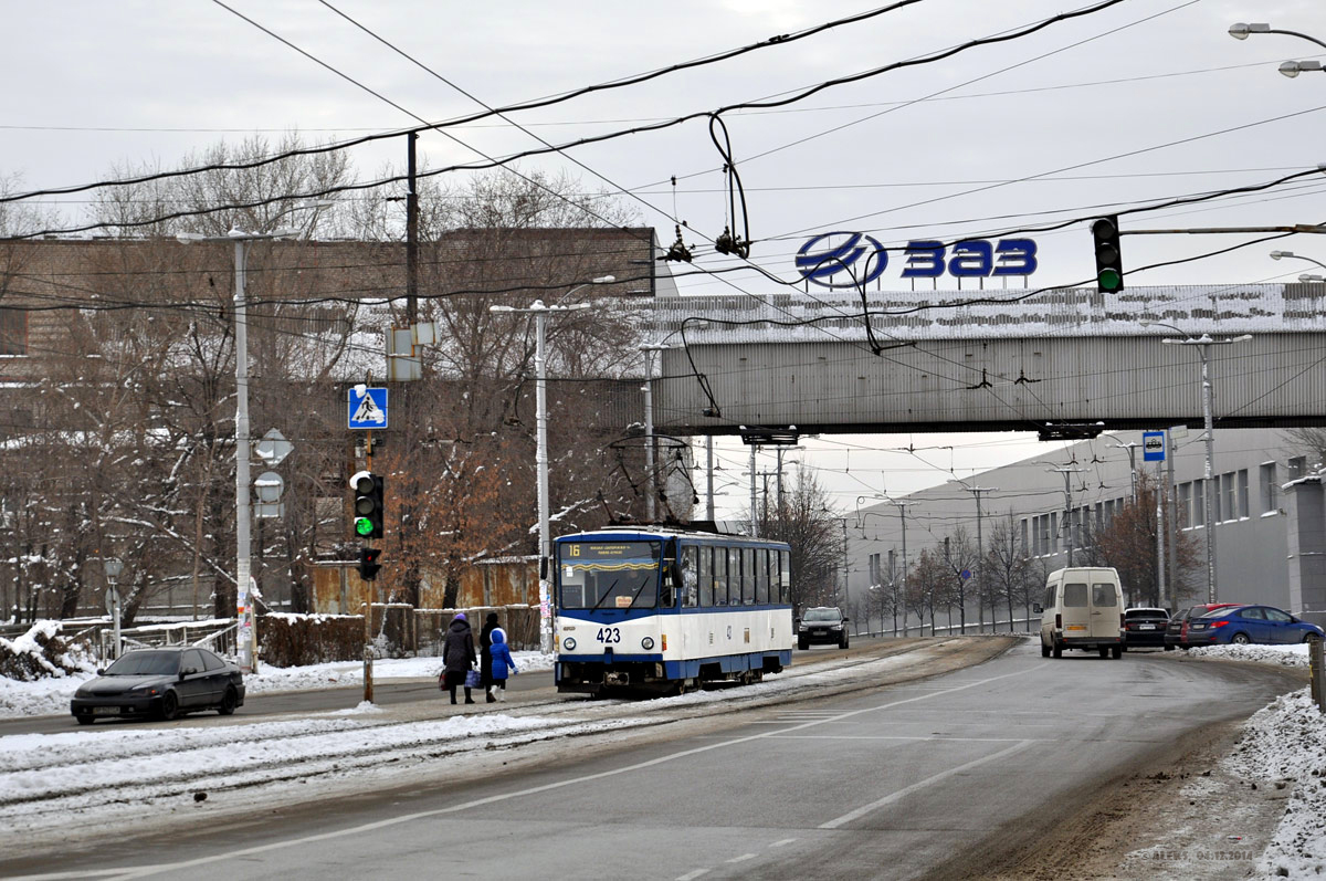 Запорожье, Tatra T6B5SU № 423