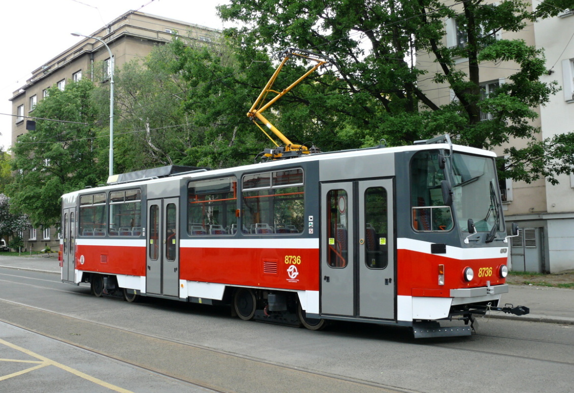 Praha, Tatra T6A5 nr. 8736