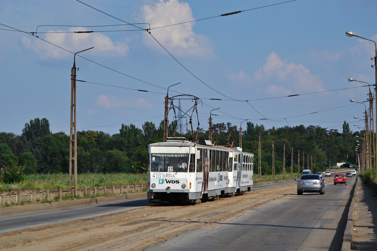 Запорожье, Tatra T6B5SU № 418