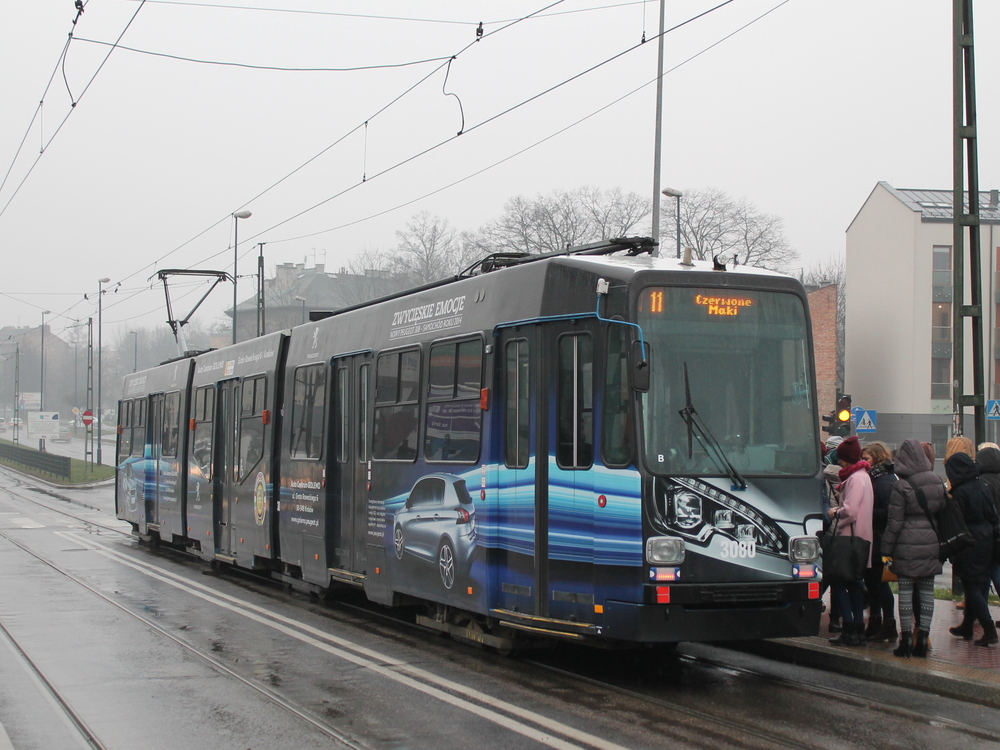 Краков, MAN/Duewag N8S-NF № 3080