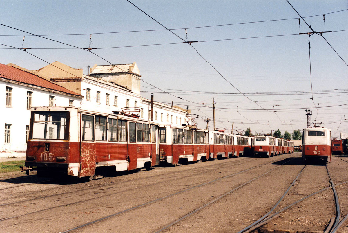 Прокопьевск, 71-605 (КТМ-5М3) № 105; Прокопьевск, 71-605 (КТМ-5М3) № 104; Прокопьевск, 71-605 (КТМ-5М3) № 140; Прокопьевск, 71-605А № 190