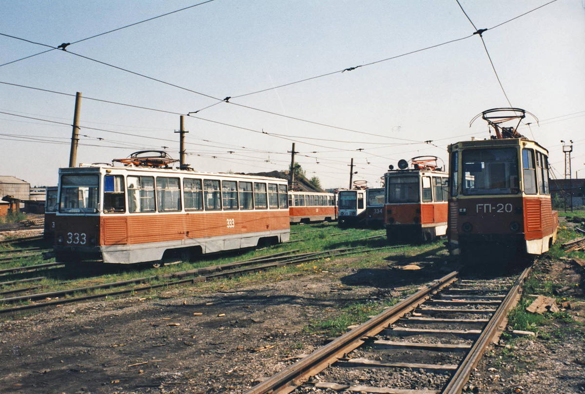 Прокопьевск, 71-605 (КТМ-5М3) № 333; Прокопьевск, ВТК-24 № ВТК-03; Прокопьевск, 71-605 (КТМ-5М3) № ГП-20