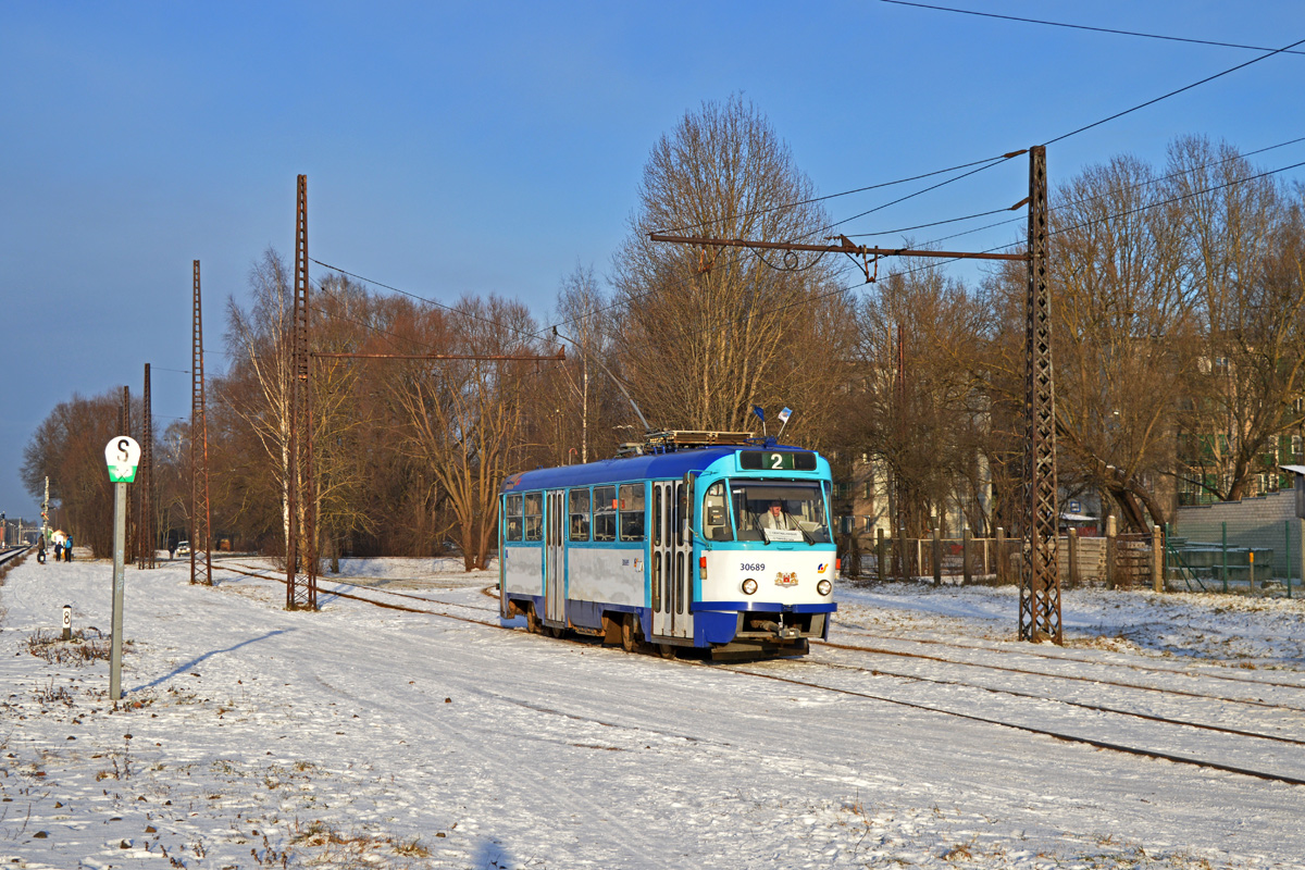Рига, Tatra T3A № 30689