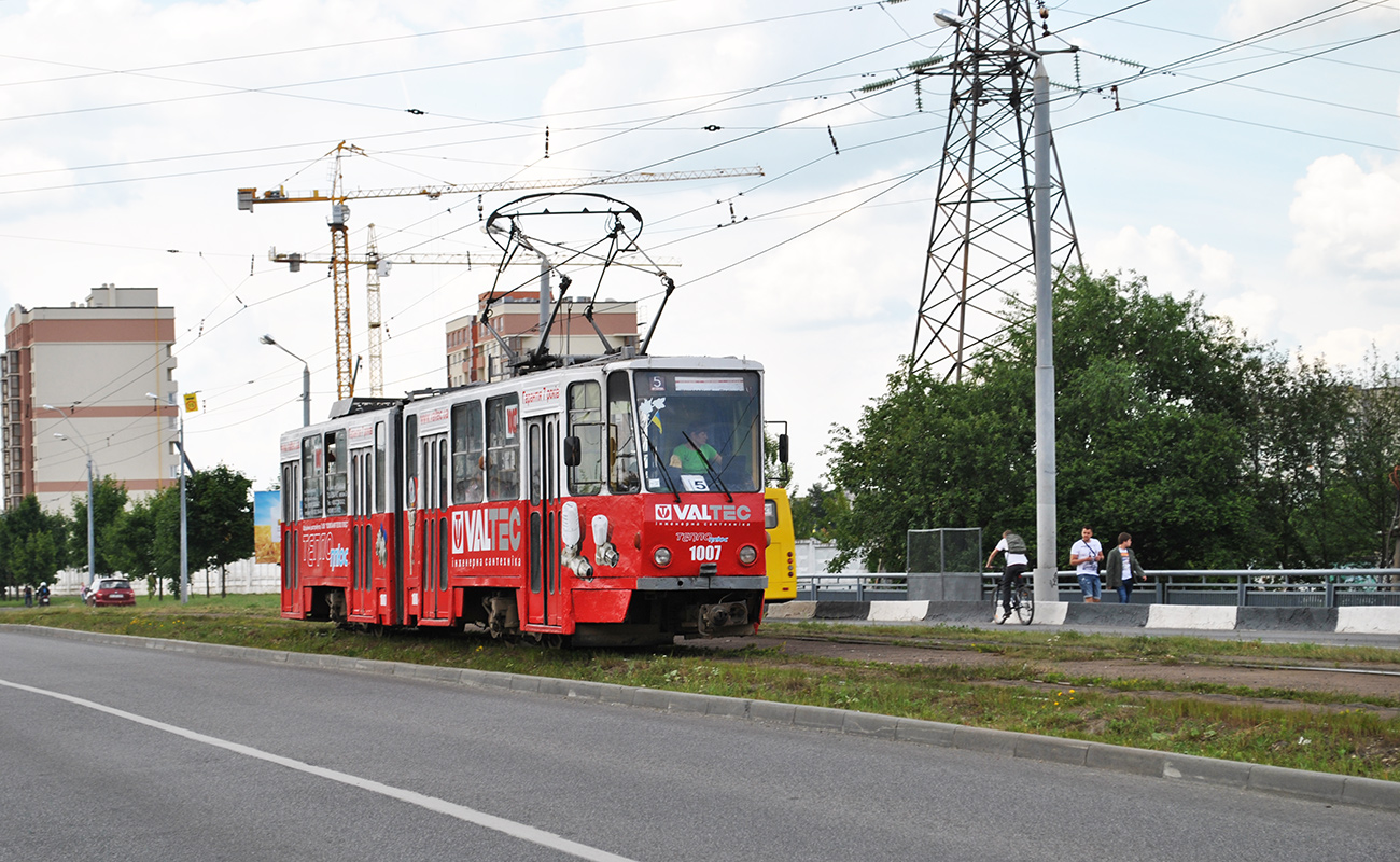 Lviv, Tatra KT4SU # 1007