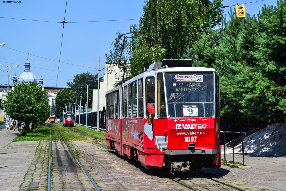 Львов, Tatra KT4SU № 1007