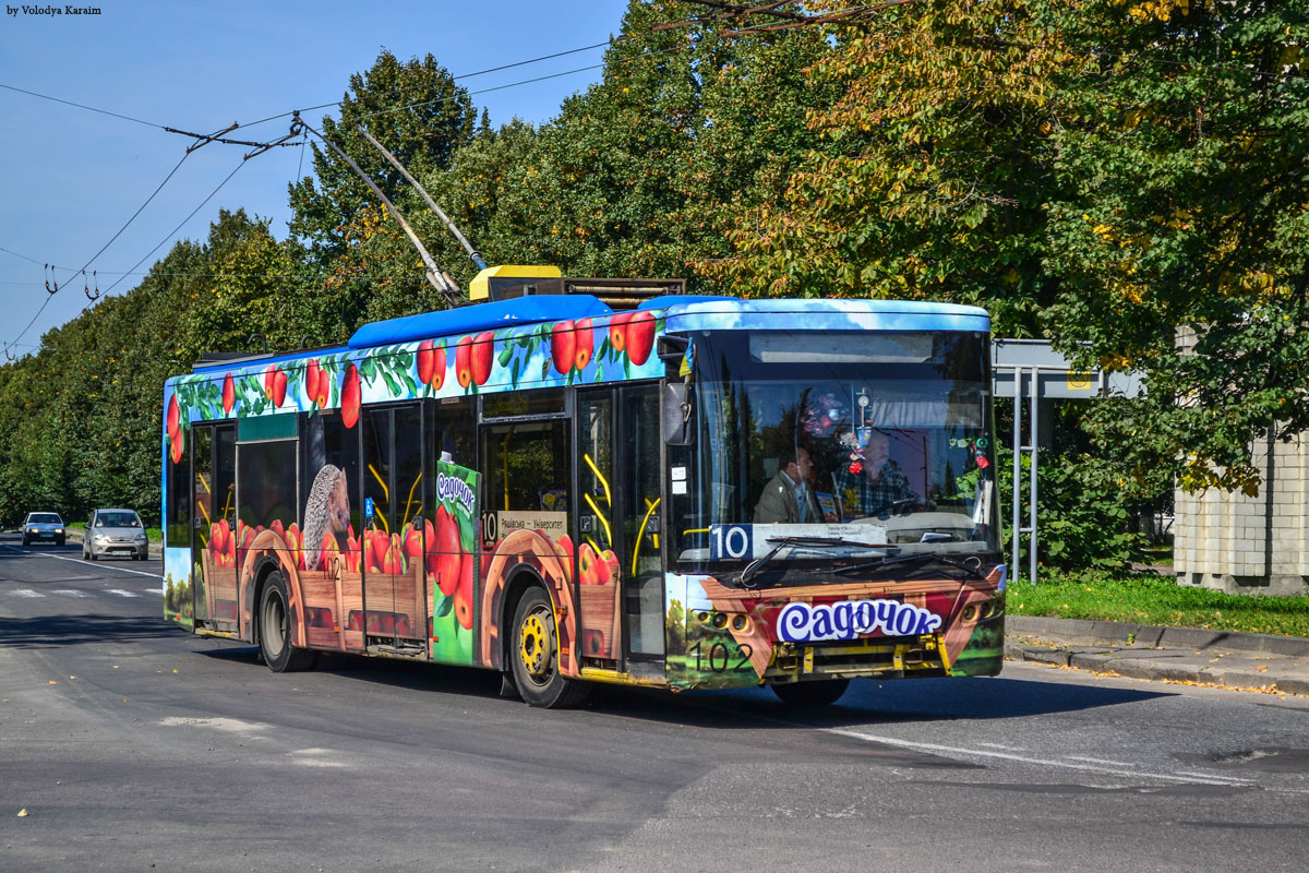 Львів, ЛАЗ E183D1 № 102 Львів, ЛАЗ E183D1 № 102