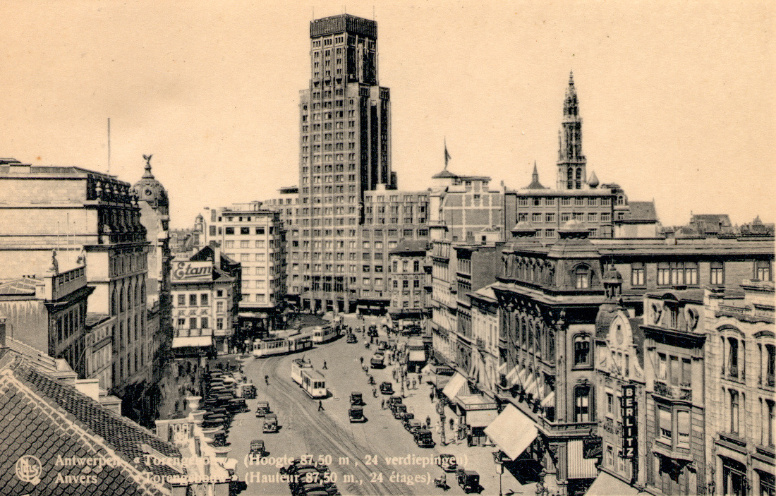 Antwerpen — Old photos (city trams Antwerpen 1873 — 1959)