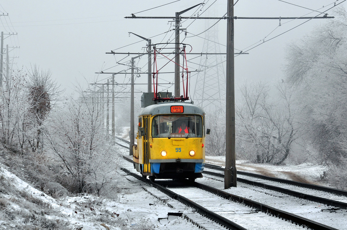 Волгоград, Tatra T3SU (двухдверная) № 55