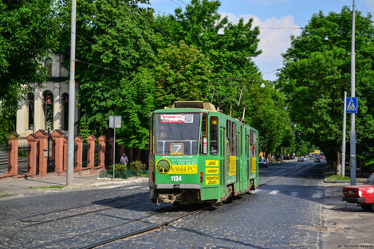 Львов, Tatra KT4SU № 1134