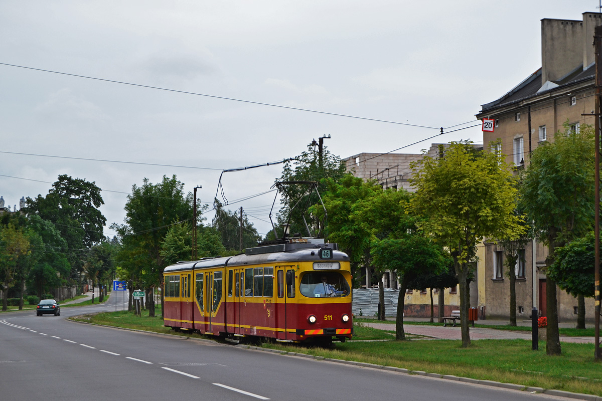 Łódź, Duewag GT8NF № 511