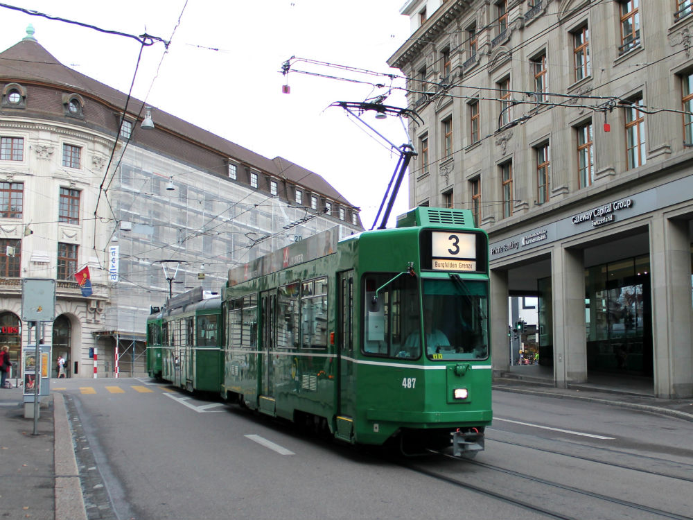 Basel, Schindler/SIG/BBC Be 4/4 Nr 487