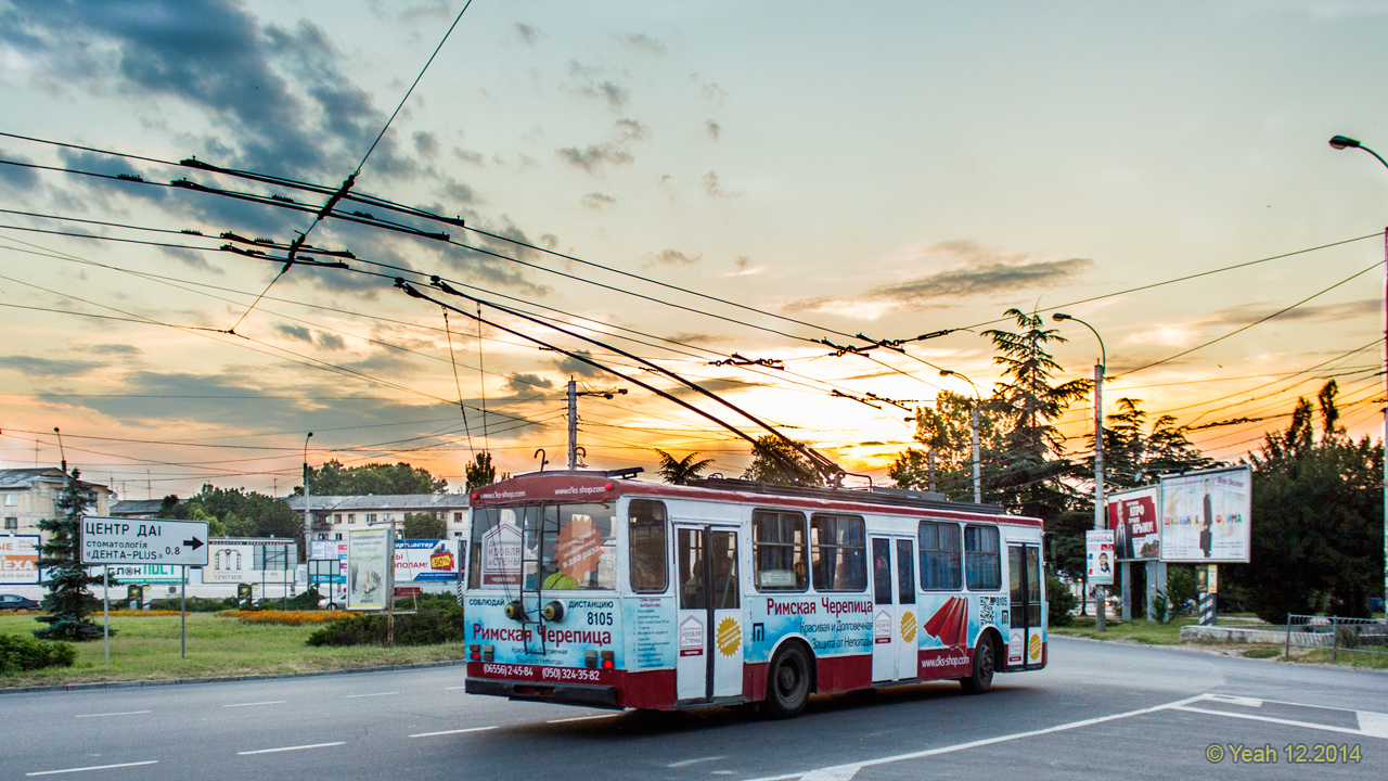Krimski trolejbus, Škoda 14Tr89/6 č. 8105
