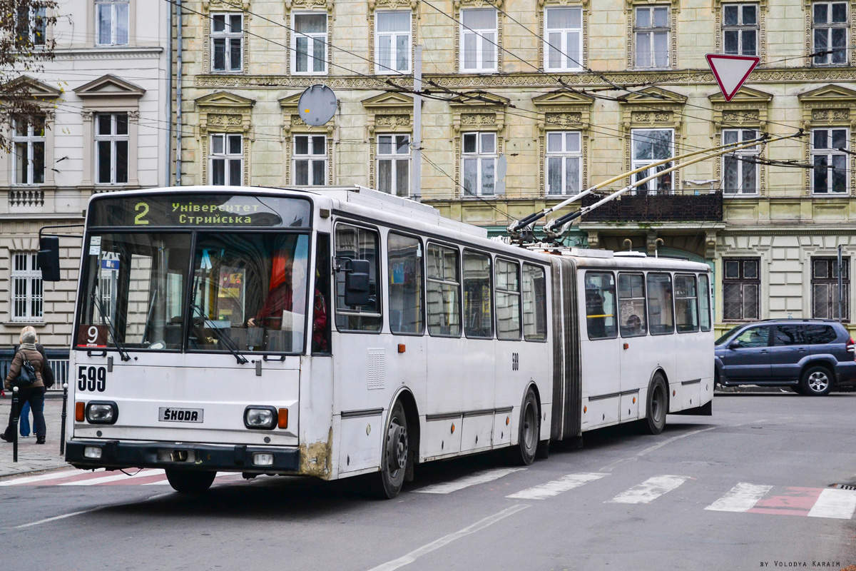Львов, Škoda 15TrM № 599