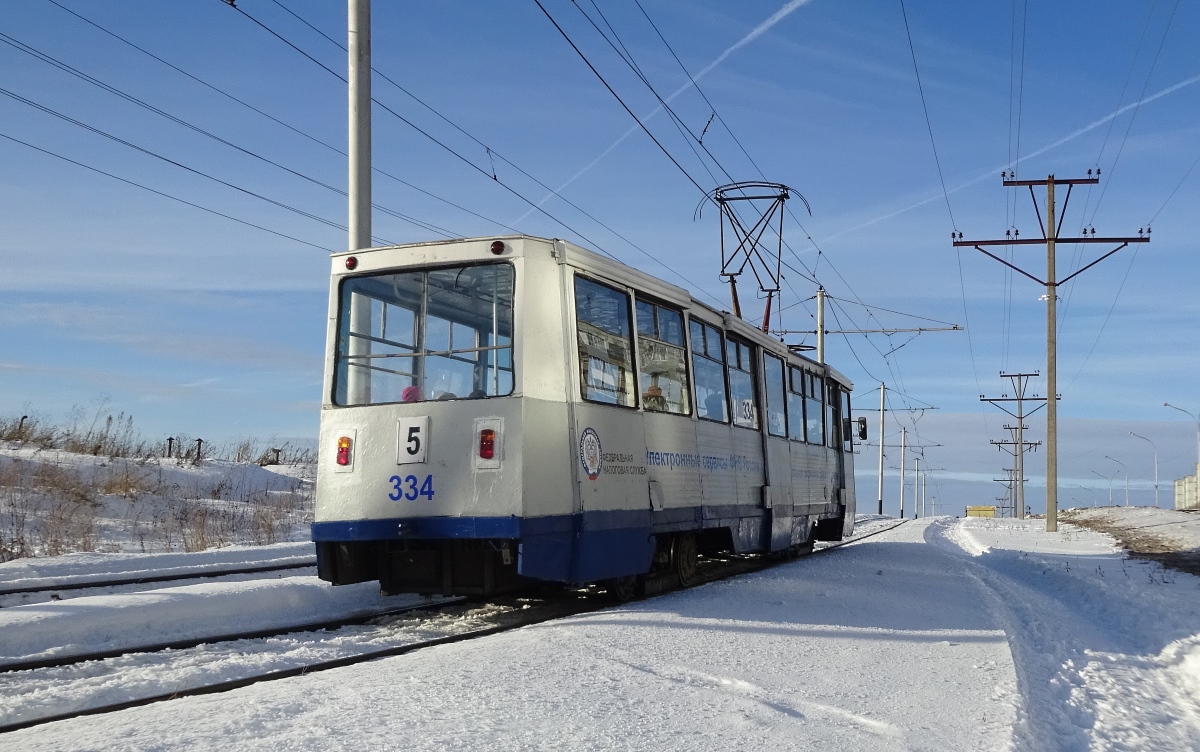 Prokopyevsk, 71-605 (KTM-5M3) č. 334