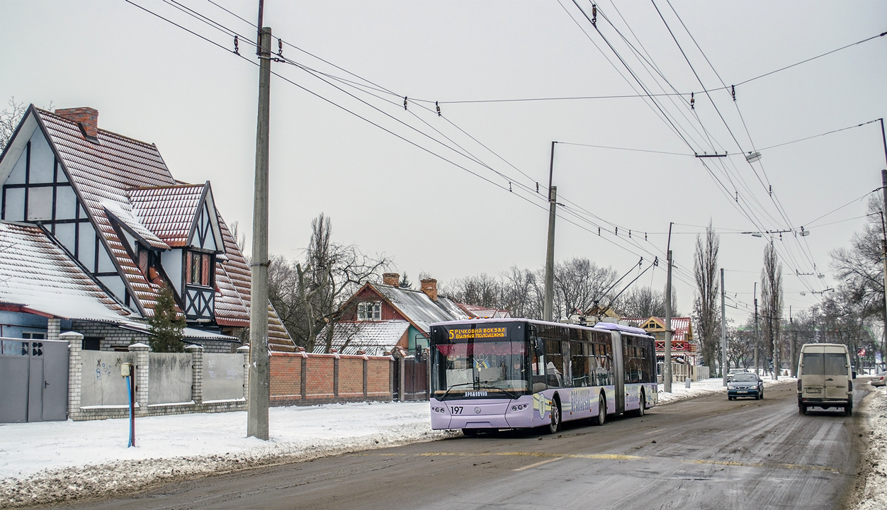 Кременчуг, ЛАЗ E301A1 № 197