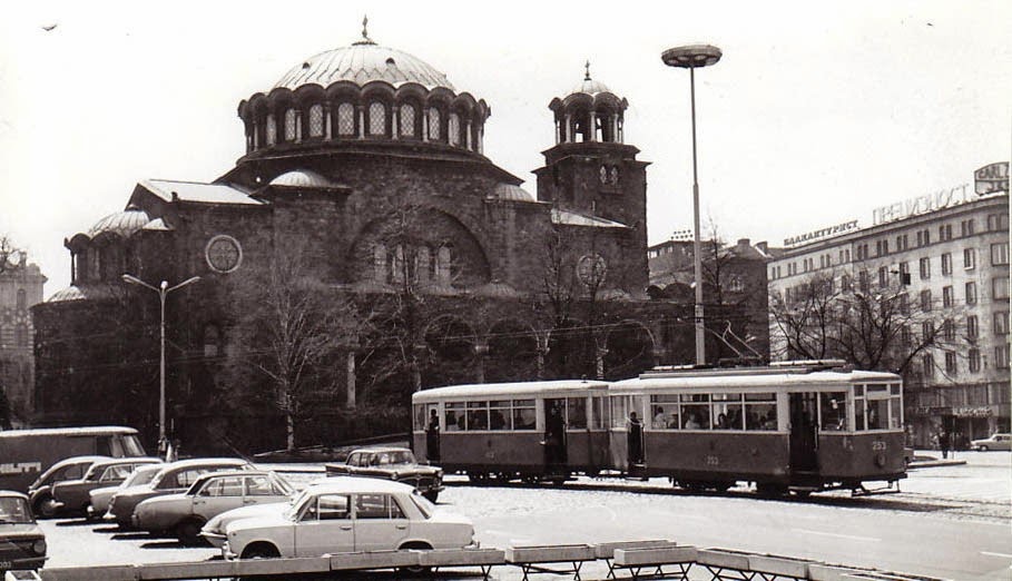 Sofia, DTO # 253; Sofia, DTO 2-axle trailer car # 457; Sofia — Historical — Тramway photos (1945–1989)