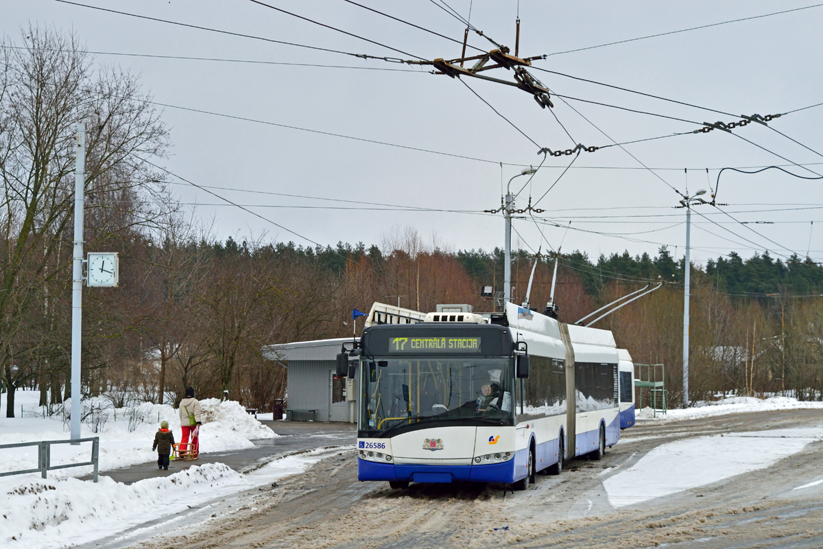 Рига, Solaris Trollino III 18 Ganz-Škoda № 26586