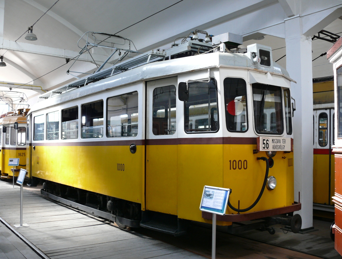 Budapest, BKVT V (Ganz) № 1000; Budapest — Museums