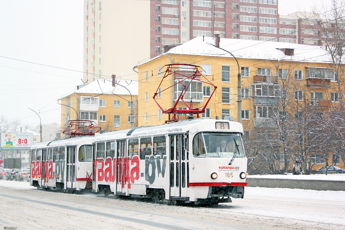 Екатеринбург, Tatra T3SU № 185