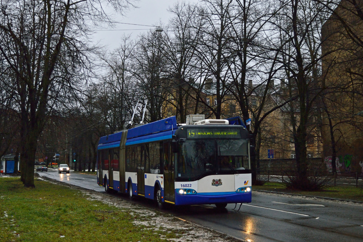 Рига, Solaris Trollino II 18 Ganz № 16022