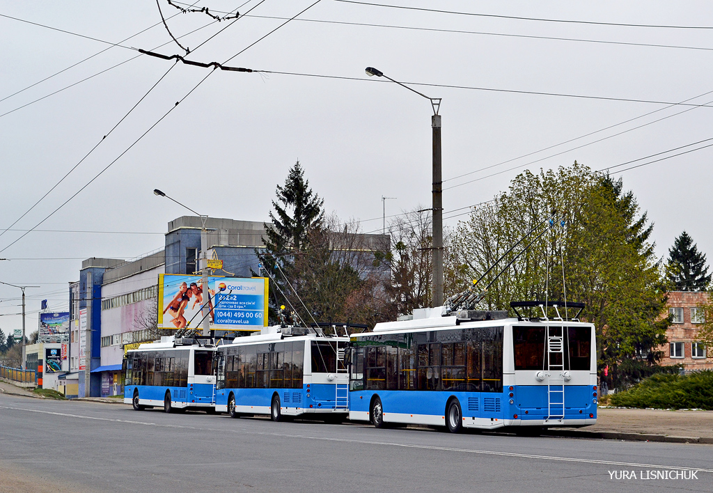 Винница, Богдан Т70117 № 015; Винница, Богдан Т70117 № 014; Винница, Богдан Т70117 № 016; Луцк — Новые троллейбусы «Богдан»
